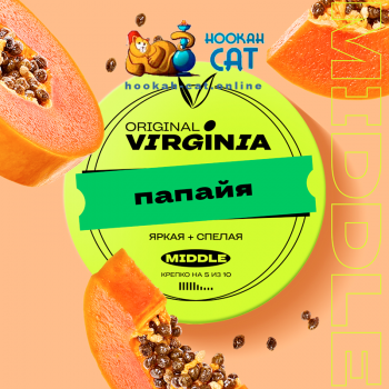 Табак для кальяна Original Virginia Middle Папайя 100г Акцизный - фото 1